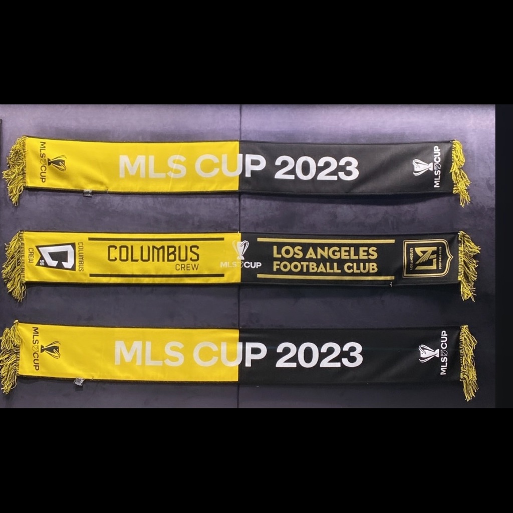 2023 Mls Cup Champions Lafc Vs Crew Scarf Brand New